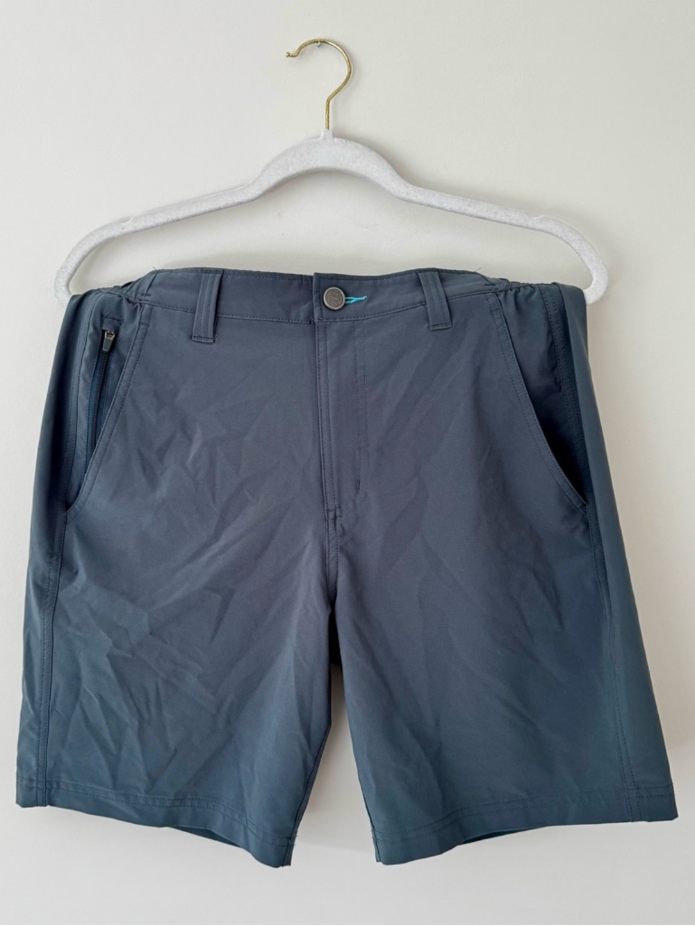 Free Fly Unlined 7.5" Utility II Hybrid Shorts, Blue Dusk – Men’s Small